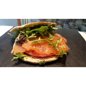 Pita saumon Gravlax maison